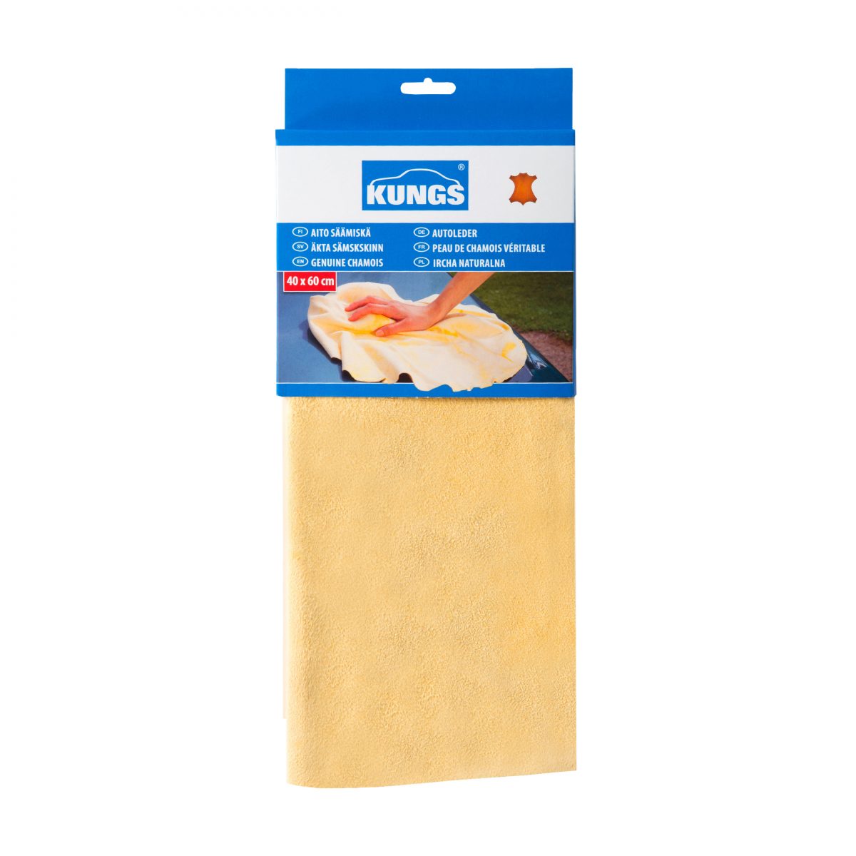 Kungs car leather cloth (40x60 cm)