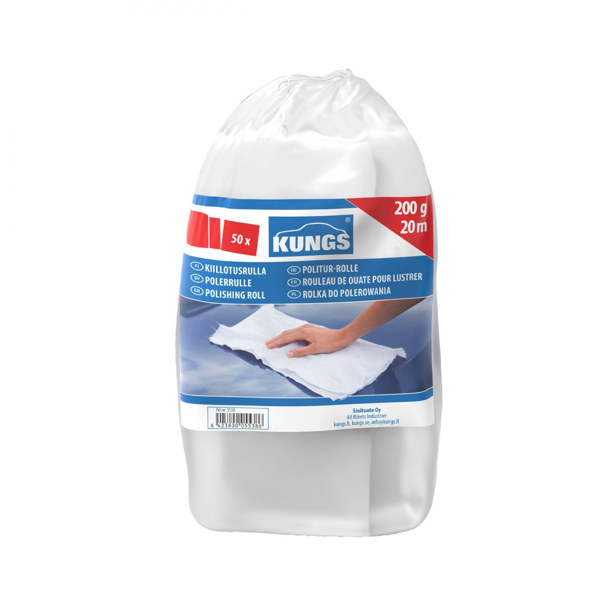 Kungs Poliertuchrolle (20 m)