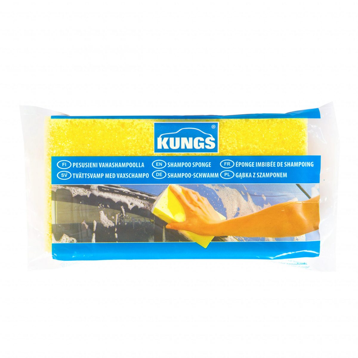 Kungs pesusieni vahashampoolla