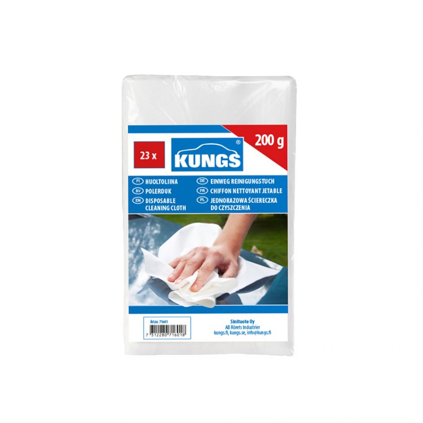 Kungs disposable cleaning cloth (15 pcs)